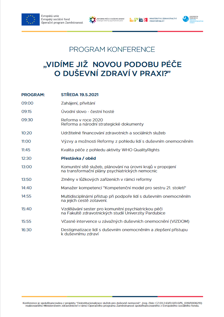 Program konference den 1