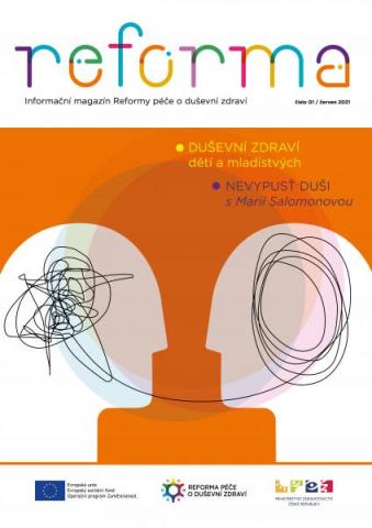 Vychází magazín REFORMA, informační magazín Reformy péče o duševní zdraví